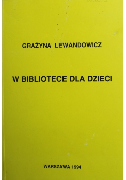 W bibliotece dla dzieci