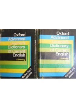 Oxford Advanced Learner's Dictionary of Current English - Zestaw 2 książek