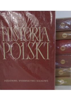 Historia Polski,zestaw 7 książek