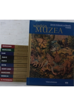 Wielkie muzea.Zestaw 11 książek