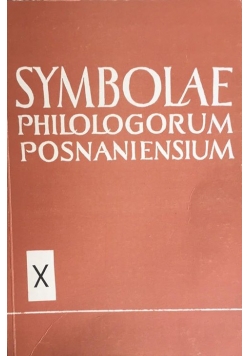 Symbolae philologorum posnaniensium
