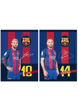 Zeszyt A5/60k kratka FC Barcelona 5 (10szt) ASTRA