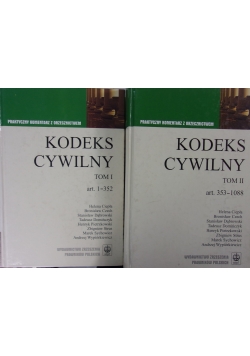 Kodeks cywilny, tom 1 i 2