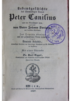 Peter Canisius,1837r.