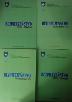 Bezpieczeństwo teoria i praktyka ,Zestaw 4 książek