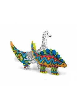 Kolorowanka 3D Dinozaury