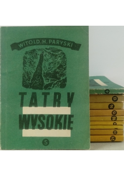 Wysokie Tatry, zestaw 10 książek