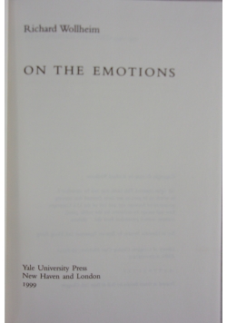 On the emotions
