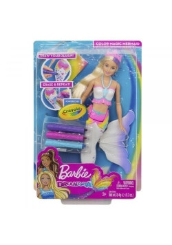 Barbie Syrenka kolorowa magia
