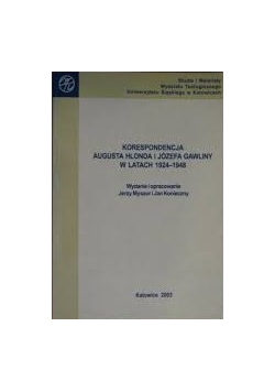 Korespondencja Augusta Hlonda i Józefa Gawliny w latach 1924-1948
