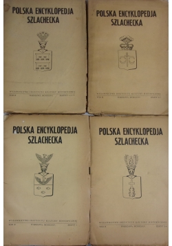 Polska encyklopedja szlachecka. Tom II, zeszyt 1-5, 1935 r.
