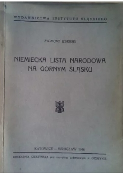 Niemiecka lista narodowa na górnym śląsku, 1946 r