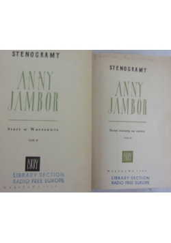 Stenogramy Tom II-III