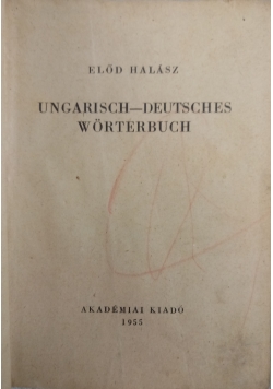 Ungarisch-Deutsches Worterbuch