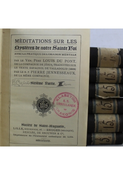 Meditations Sur Les Tom I do VII 1830 r.