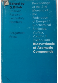 Biosynthesis of Aromatic Compounds