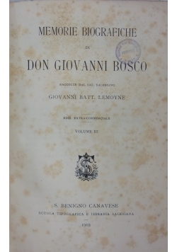 Don Giovanni Bosco, 1903r.