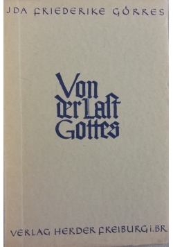 Von der last Gottes