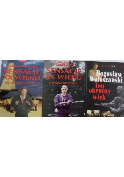 Sensacje XX wieku zestaw 3 książek
