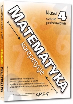 Matematyka SP 4 korepetycje GREG