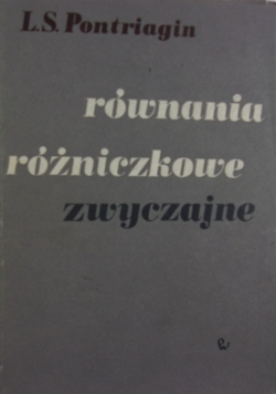Równania różniczkowe zwyczajne