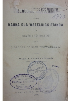 Nauka dla wszelkich stanów, 1891r.
