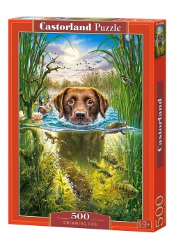 Puzzle 500 Pływający pies CASTOR
