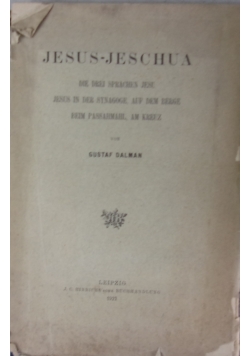 Jesus-Jesucha, 1922r.