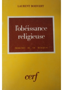 L Obeissance religieuse