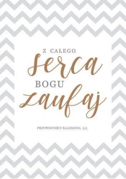 Notatnik A5 - Z całego serca Bogu zaufaj