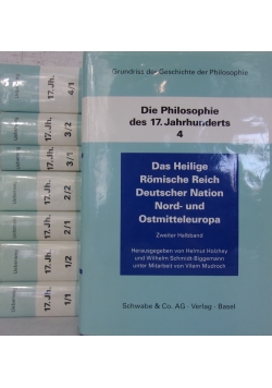 Die philosophie des 17. jahrhunderts, zestaw 8 książek