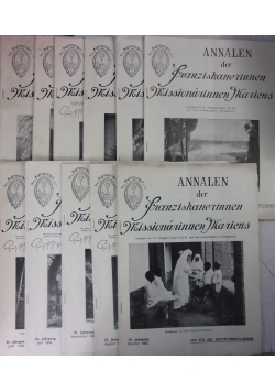 Annalen der franziskanerinnen Missionarinnen Mariens, zestaw 11 gazet , 1934 r.