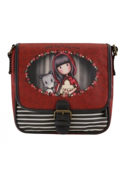 Powlekana torba na ramię - Little Red Riding Hood