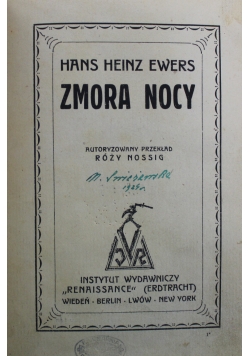 Zmora Nocy 1923 r