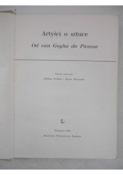 Artyści o sztuce
