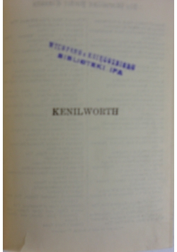 Kenilworth 1930