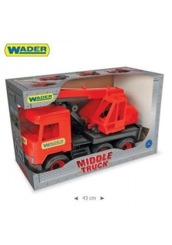 Middle truck - Dźwig czerwony