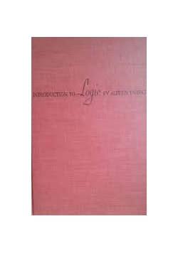Introduction to Logic by Alfred Tarski, 1946 r.