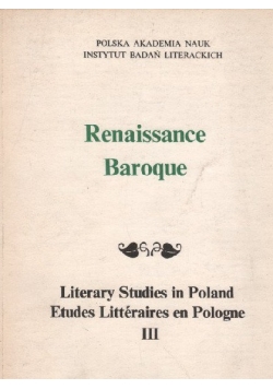 Renaissance Baroque