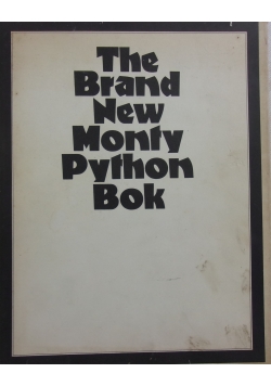 The Brand New Monty Python Bok