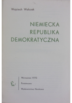 Niemiecka republika demokratyczna