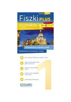 Hiszpański Fiszki Plus dla śred. zaaw. 1