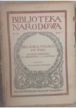 Sielanka Polska XVII wieku, 1922 r.
