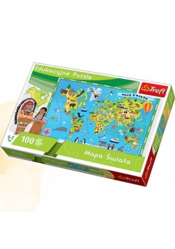 Mapa Świata dla dzieci TREFL