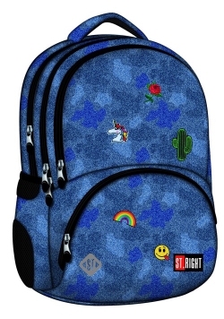 Plecak 4-komorowy BP7 Jeans & Badges