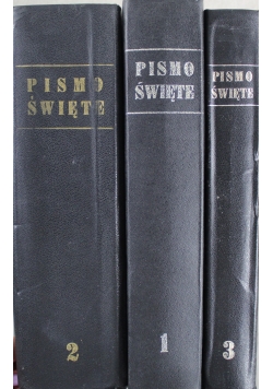 Pismo Święte 3 Części