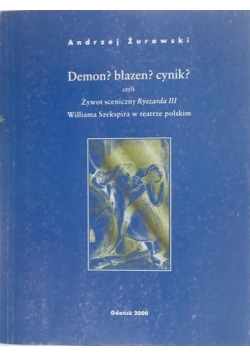 Demon Błazen Cynik Dedykacja autora