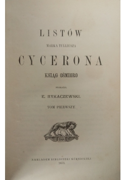 Listy do Attyka, 2 tomy, 1873 r.