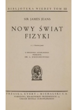 Nowy świat fizyki, 1932 r.