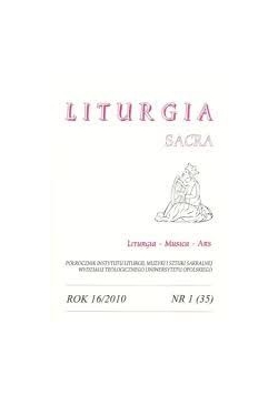 Liturgia Sacra, nr. 1(35)
